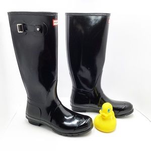 {HUNTER} Original Tall Waterproof Gloss Boots